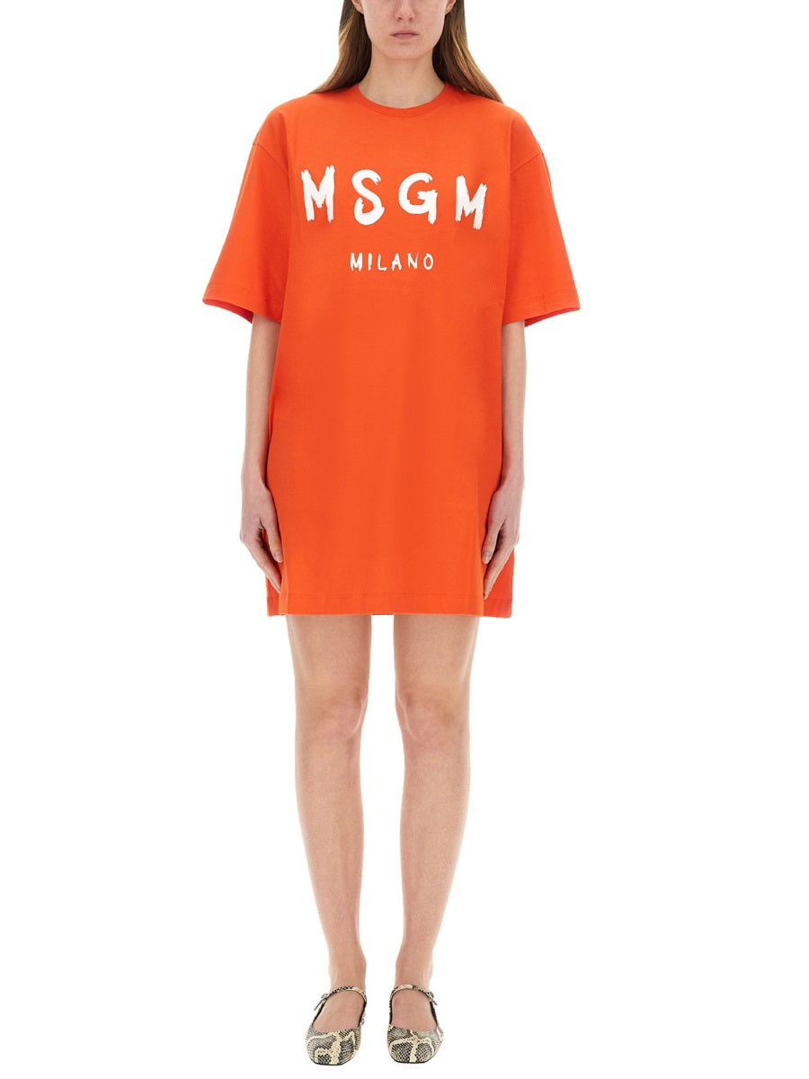 SHORT DRESS WITH LOGO