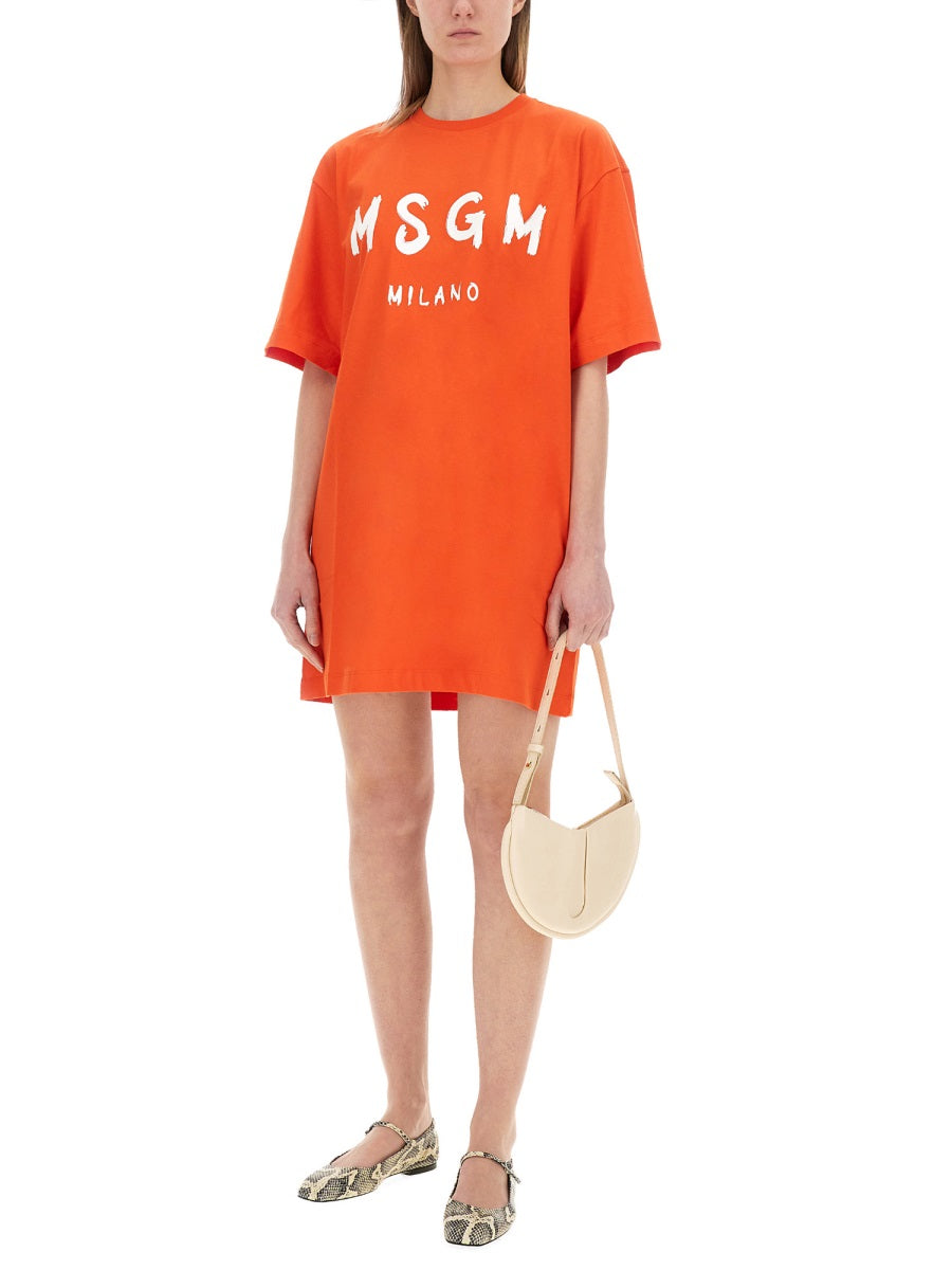 SHORT DRESS WITH LOGO