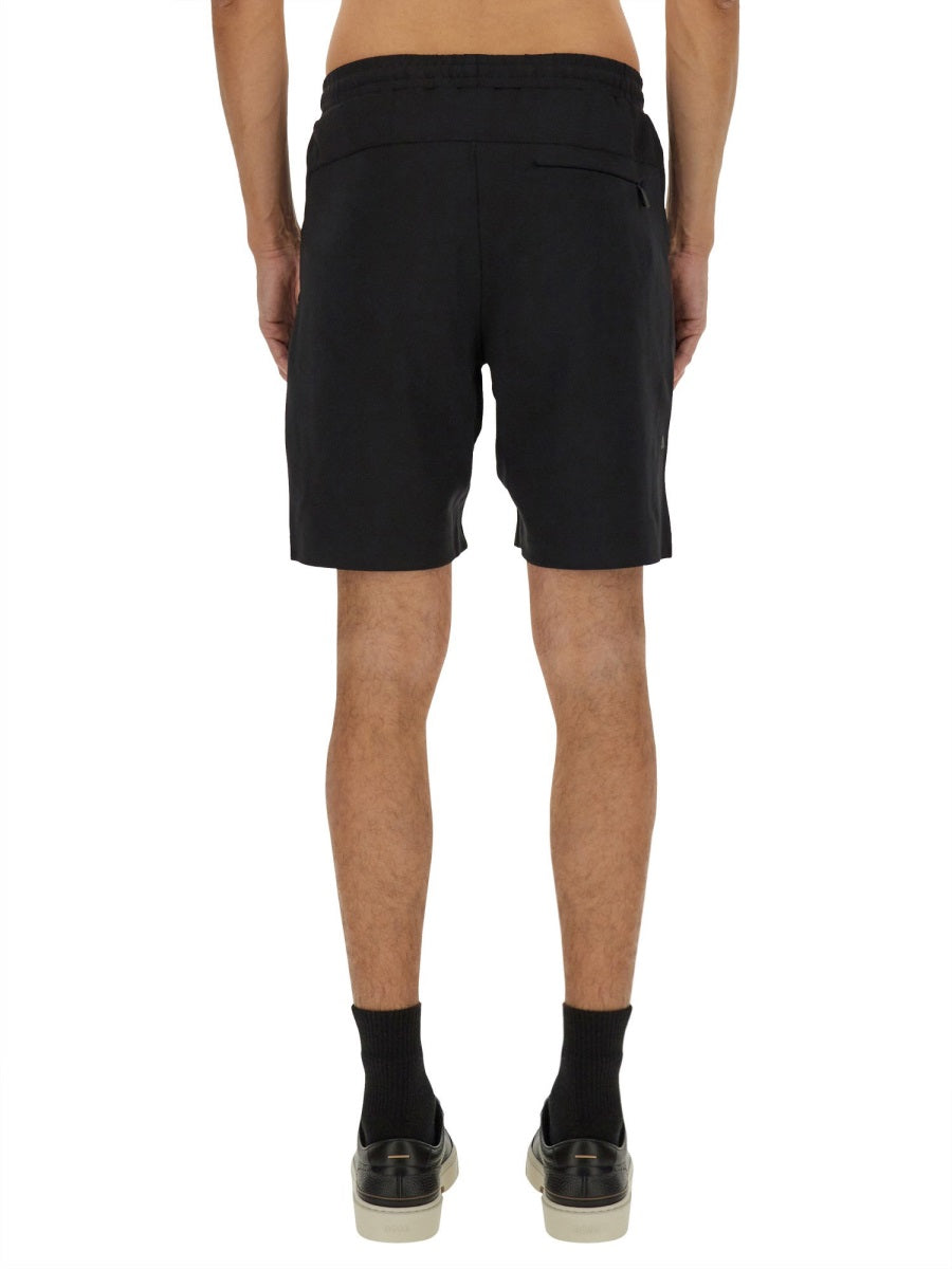 TECHNICAL FABRIC BERMUDA SHORTS