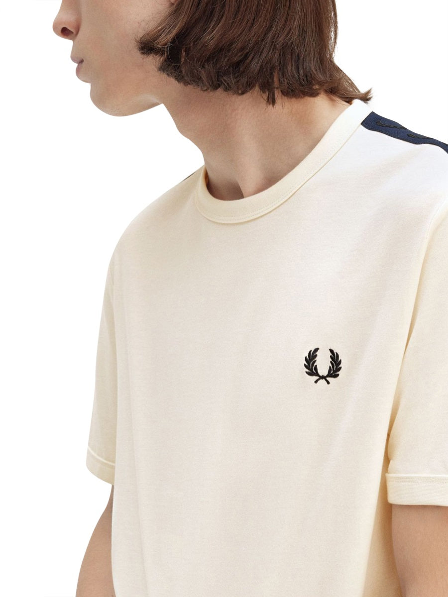 RINGER T-SHIRT WITH CONTRAST WEBBING
