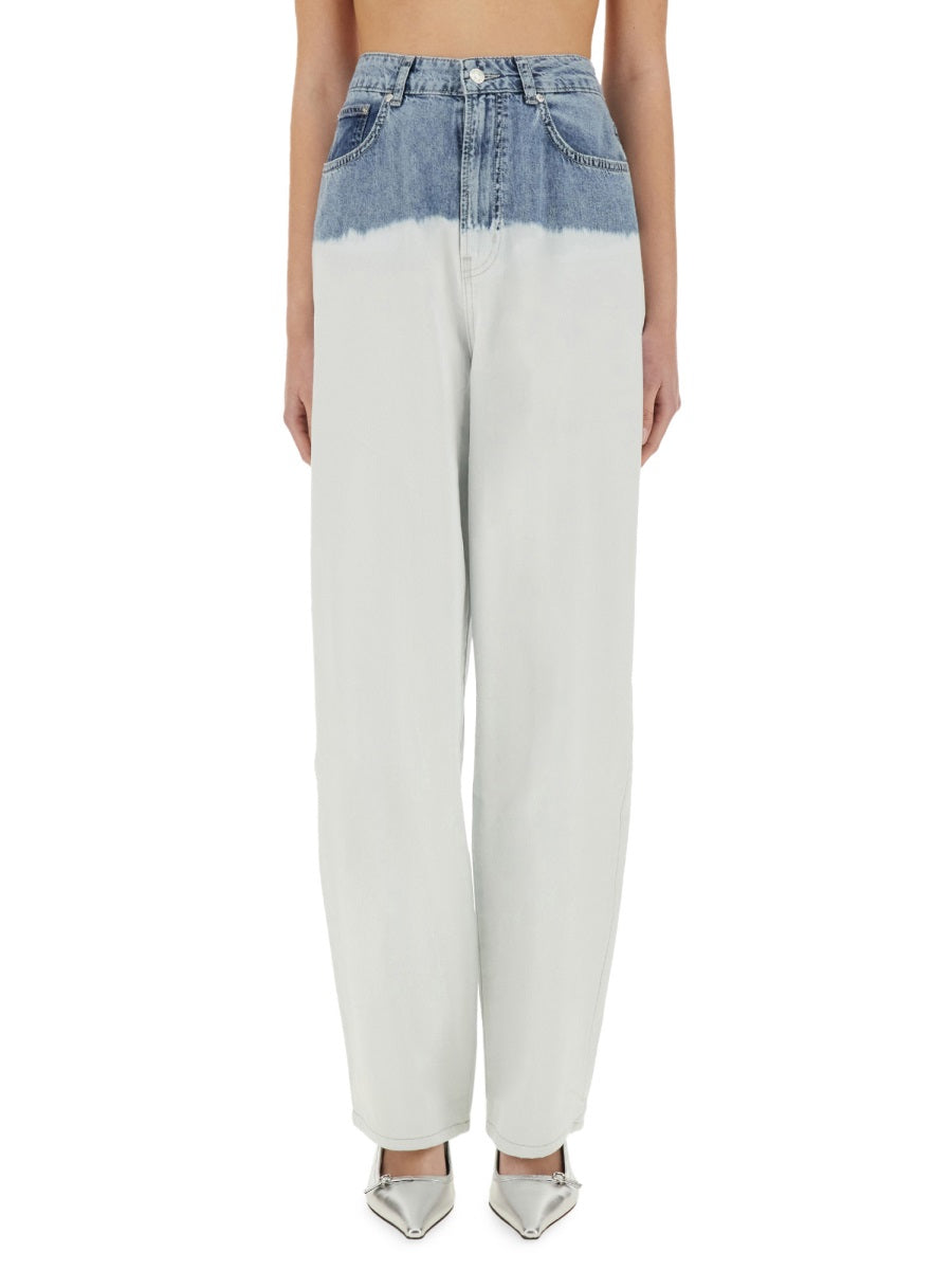 TWO-COLOUR JEANS