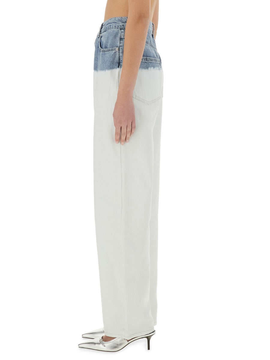 TWO-COLOUR JEANS
