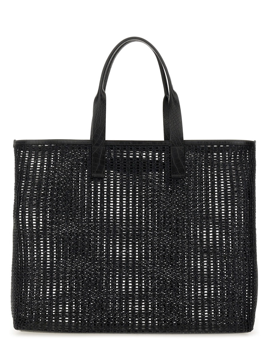 WOVEN MESH SHOPPING BAG