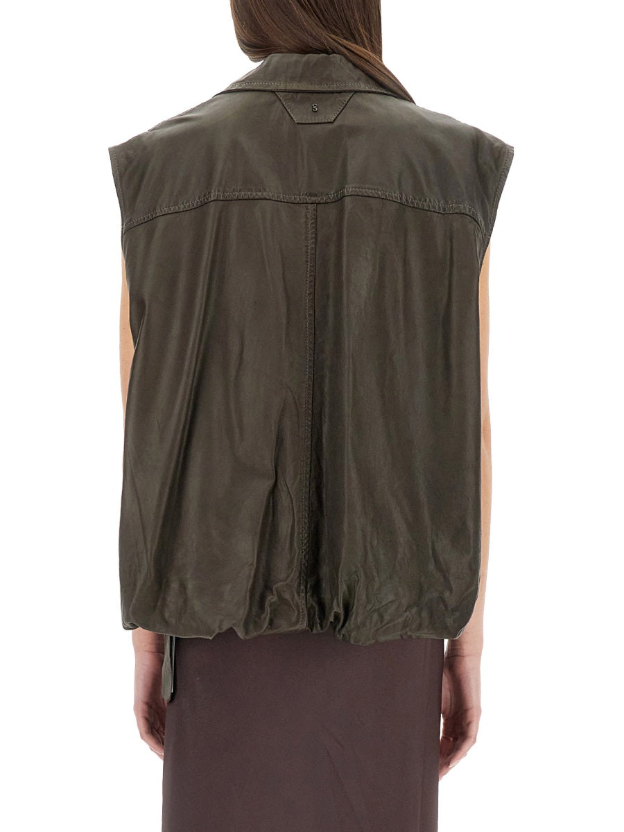 LEATHER VEST