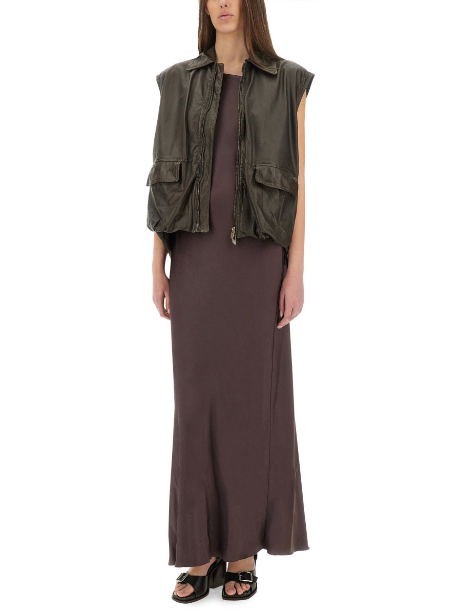 LEATHER VEST
