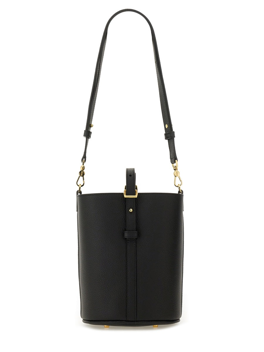 LEATHER BUCKET BAG
