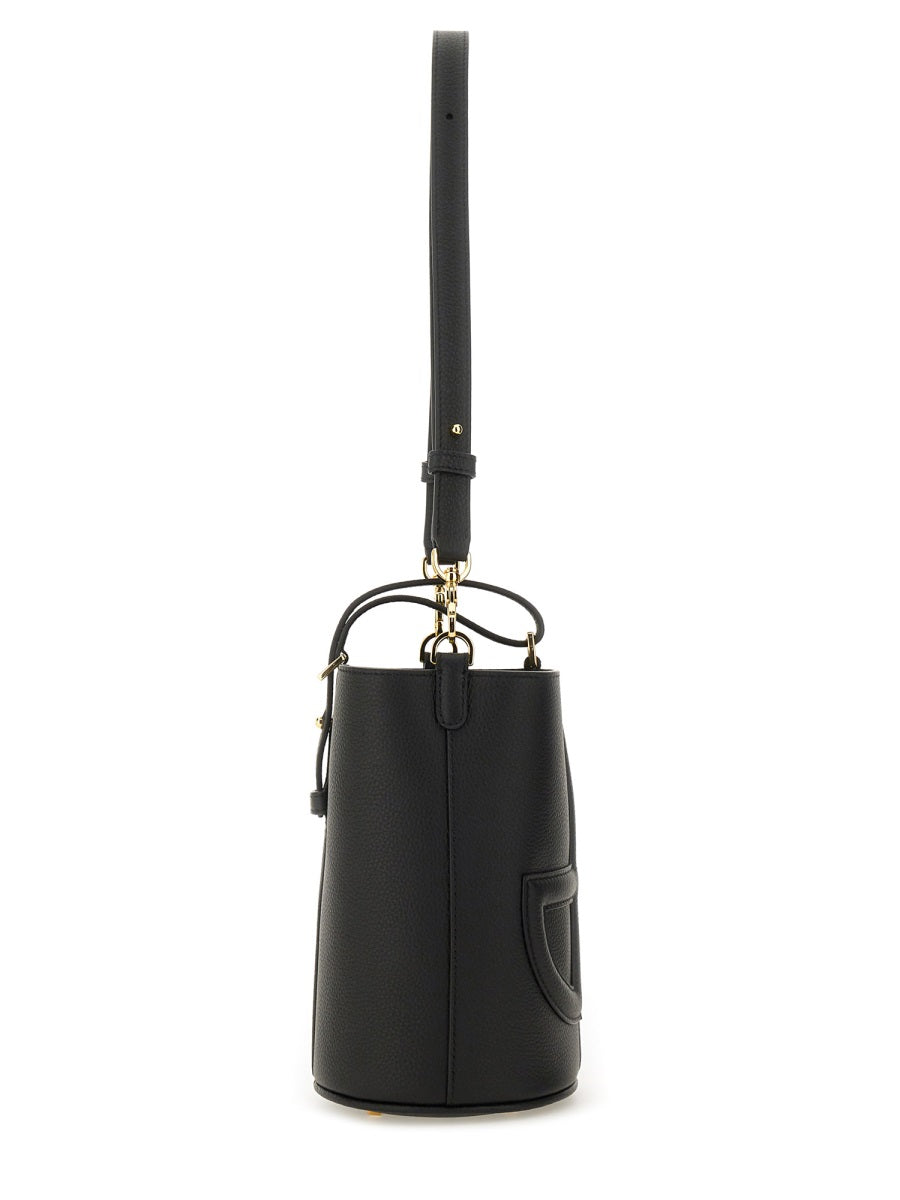 LEATHER BUCKET BAG