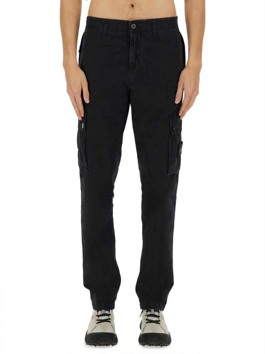 COTTON CANVAS CARGO PANTS