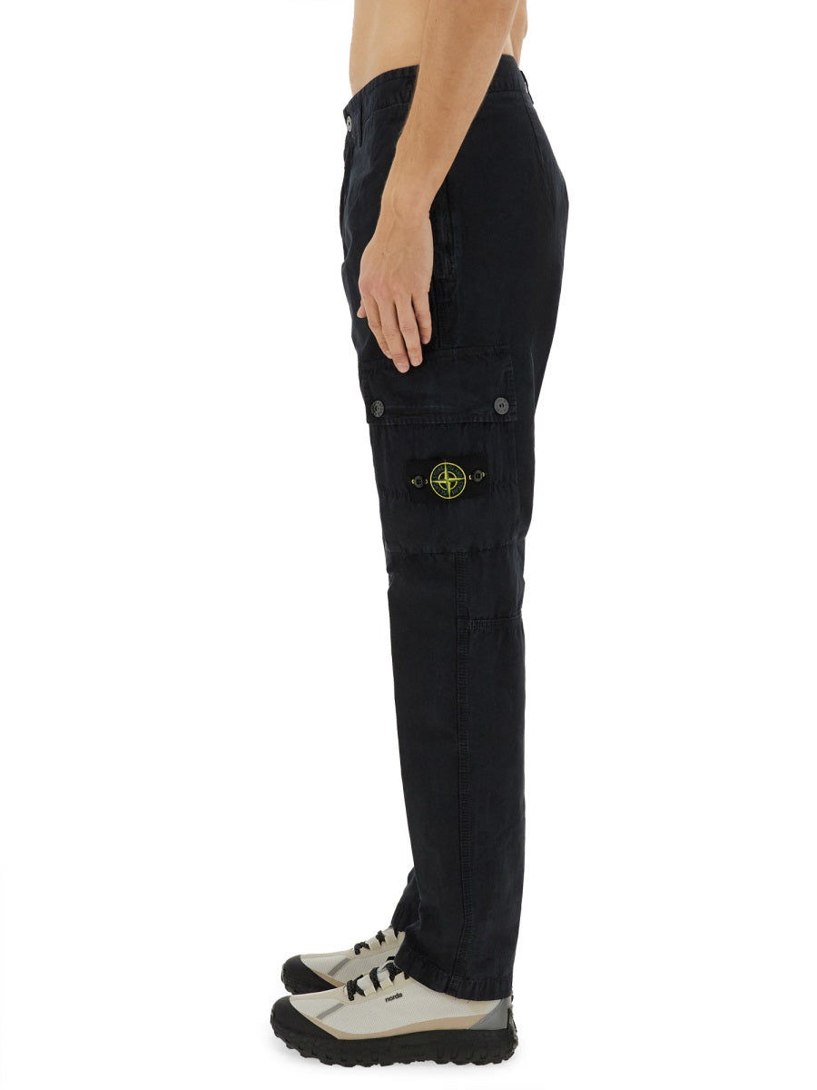 COTTON CANVAS CARGO PANTS