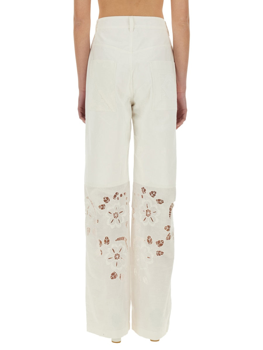 UPCYCLED LINEN PANTS