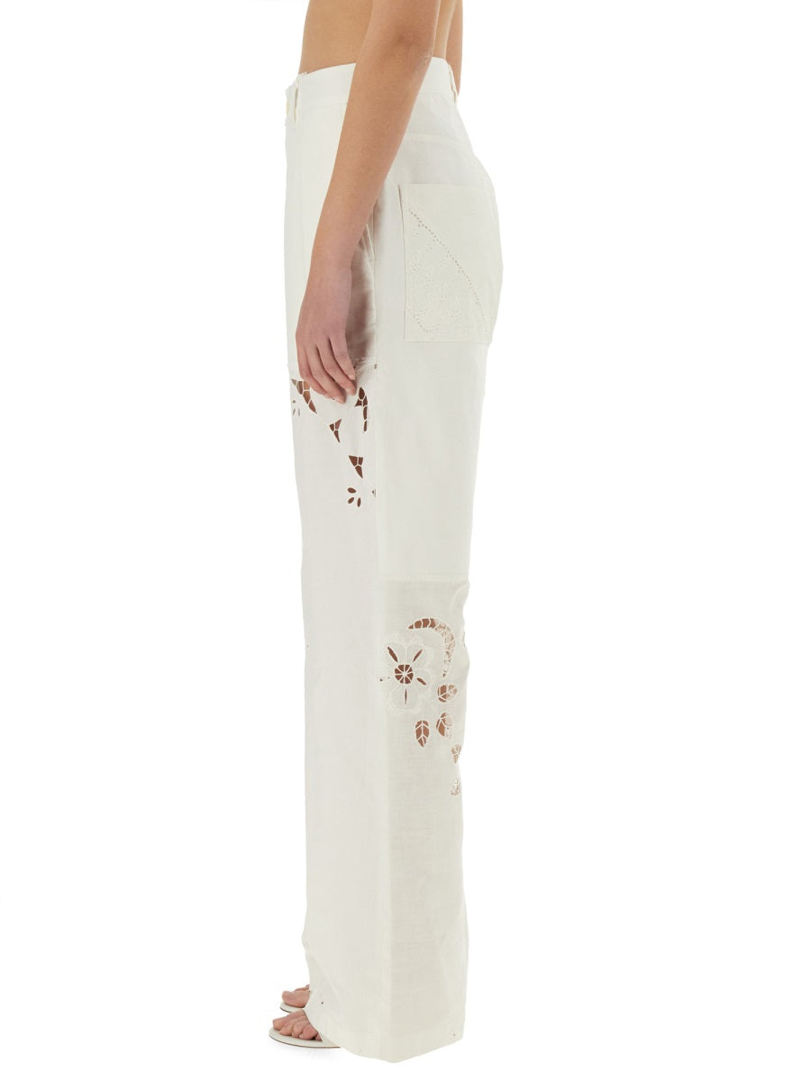 UPCYCLED LINEN PANTS