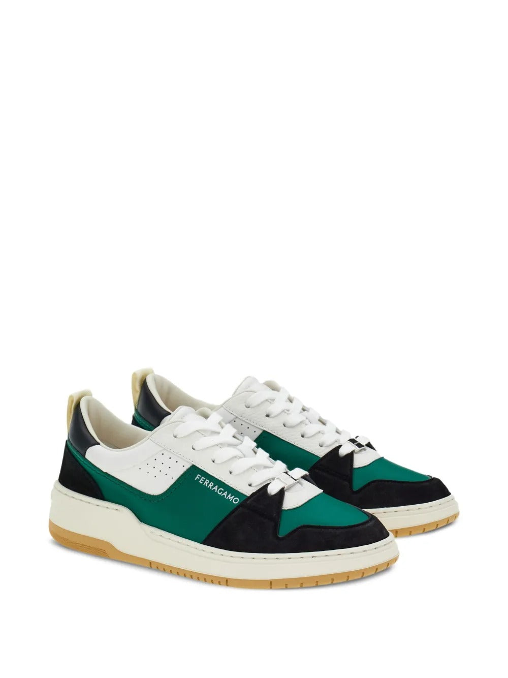 DENNIS SUEDE PANELLED SNEAKERS