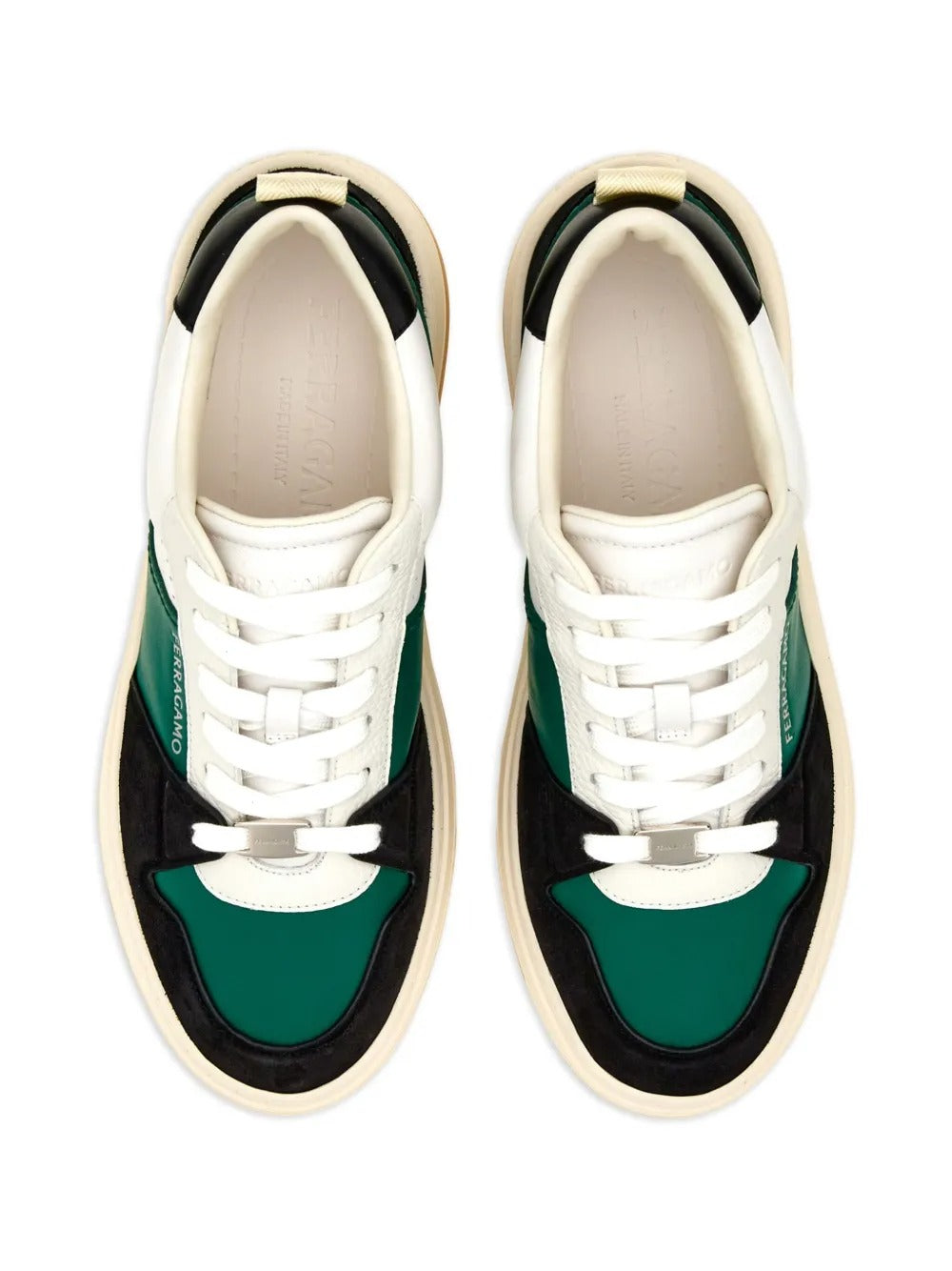 DENNIS SUEDE PANELLED SNEAKERS