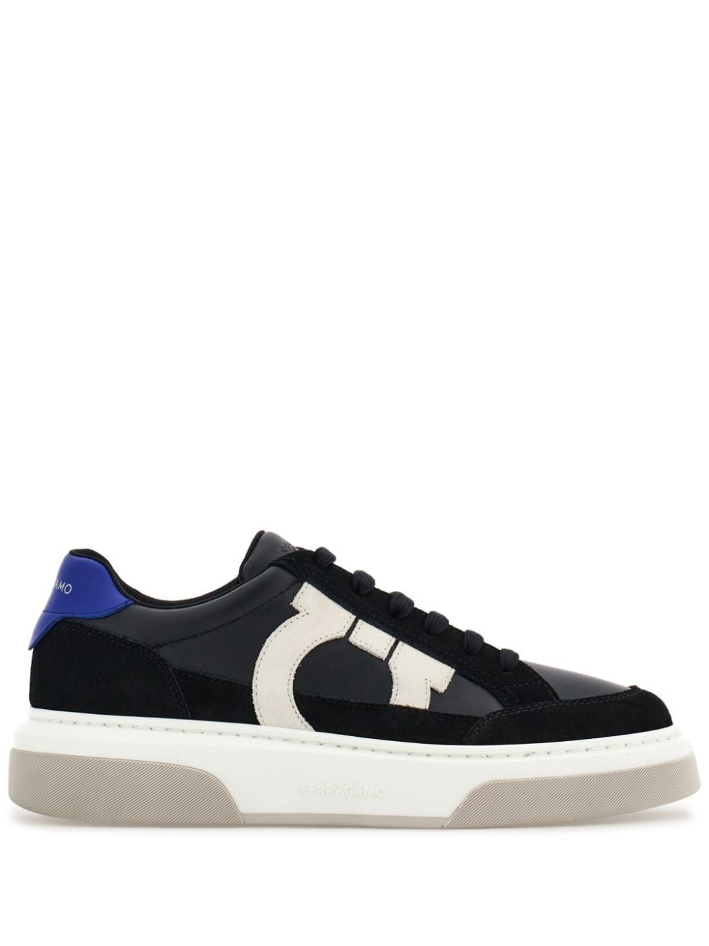 LOW TOP SNEAKERS WITH GANCINI OUTLINE