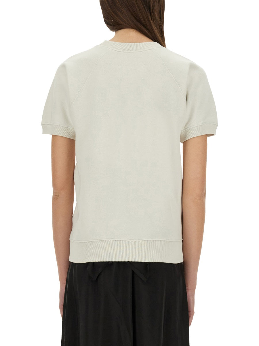 SHORT-SLEEVED SWEATSHIRT