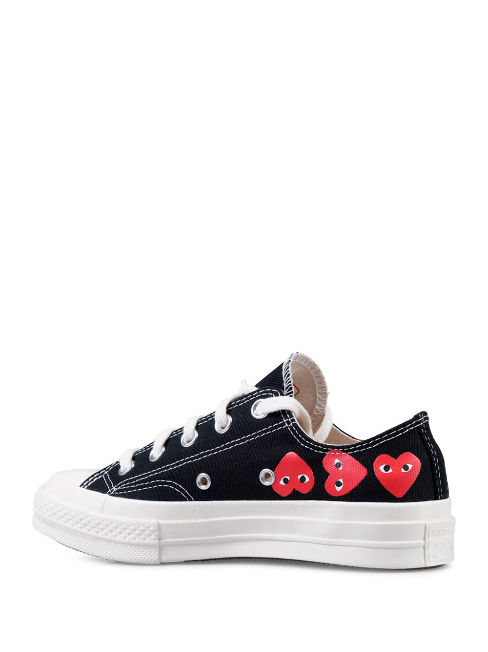MULTI HEART LOW TOP SNEAKERS