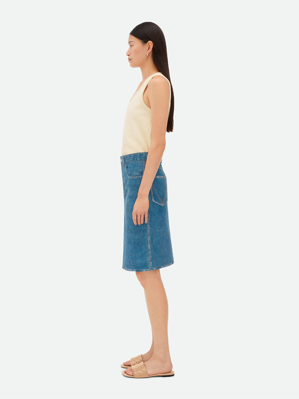 INTRECCIO PATTERN AMY FLAT MULE