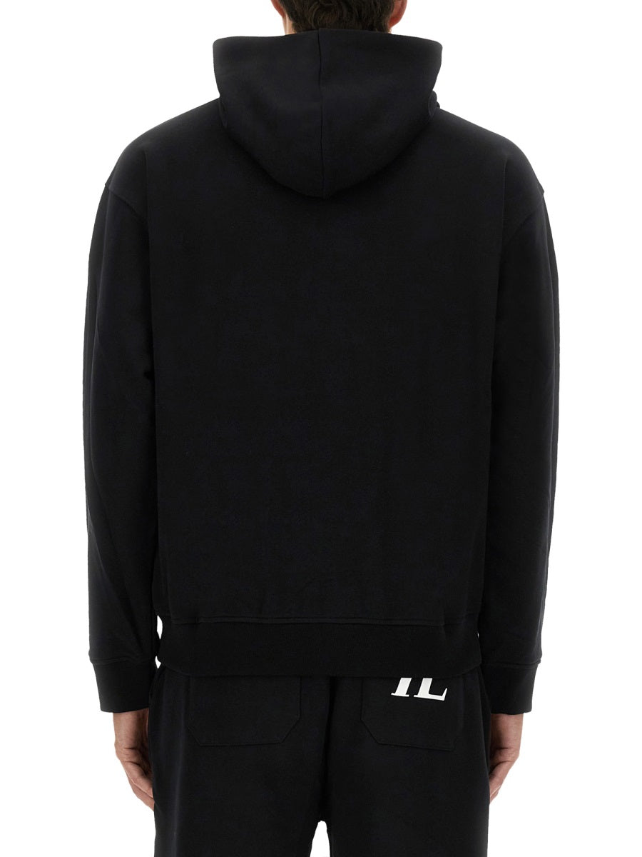 SWEATSHIRT WITH EMBOSSED LOGO