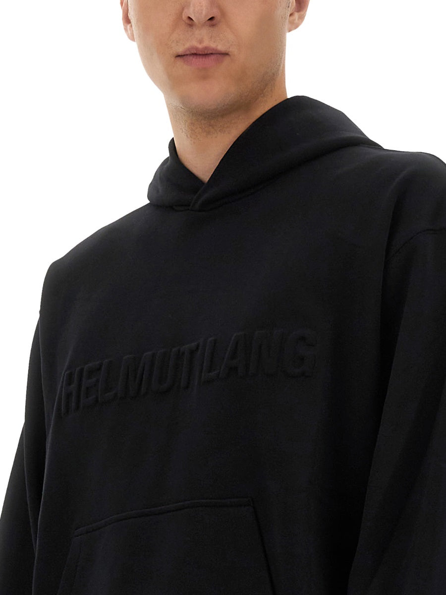 SWEATSHIRT WITH EMBOSSED LOGO