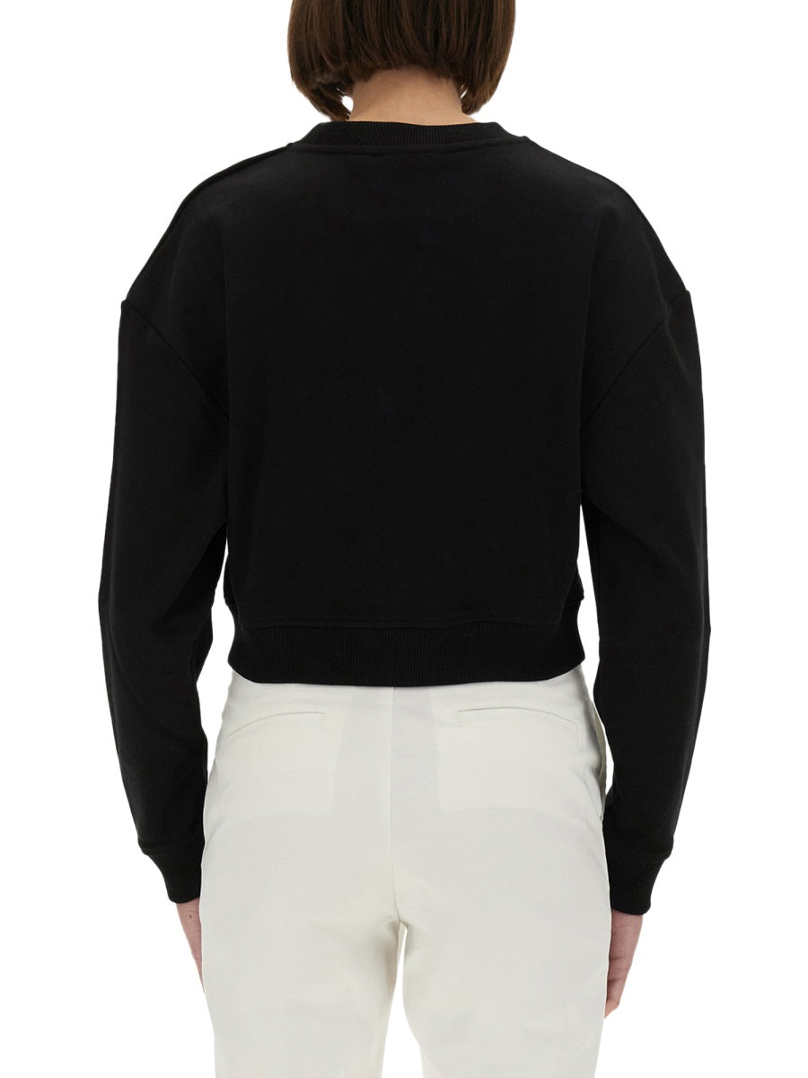 SWEATSHIRT WITH LOGO PRINT