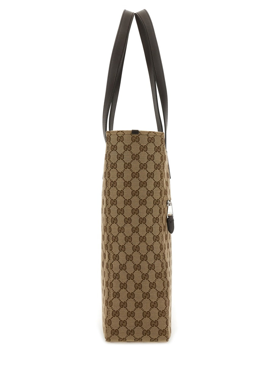 FABRIC SHOPPING BAG GG MEDIUM