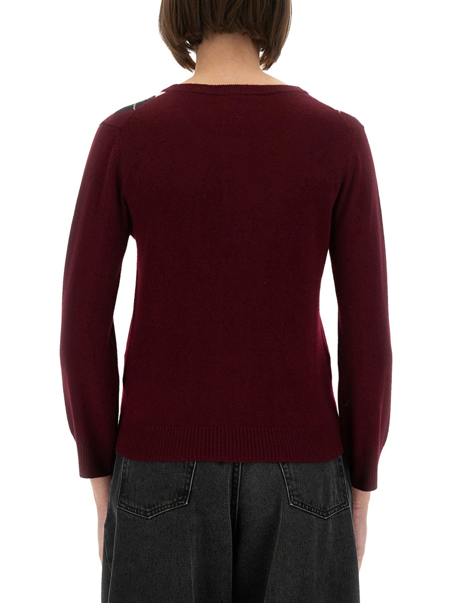 JACQUARD CASHMERE CARDIGAN