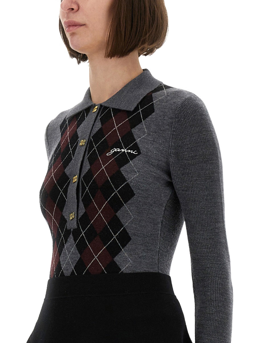 JACQUARD WOOL SWEATER