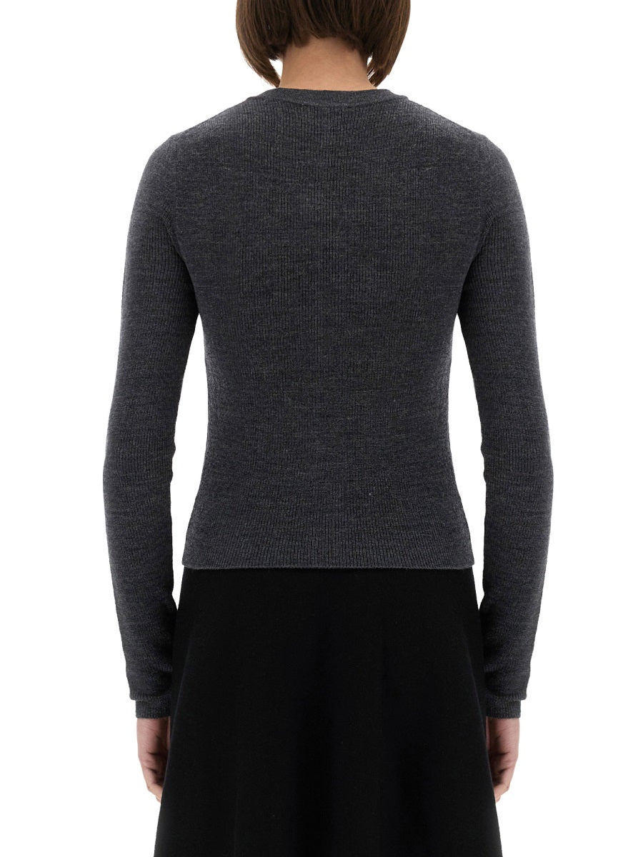 JACQUARD WOOL CARDIGAN