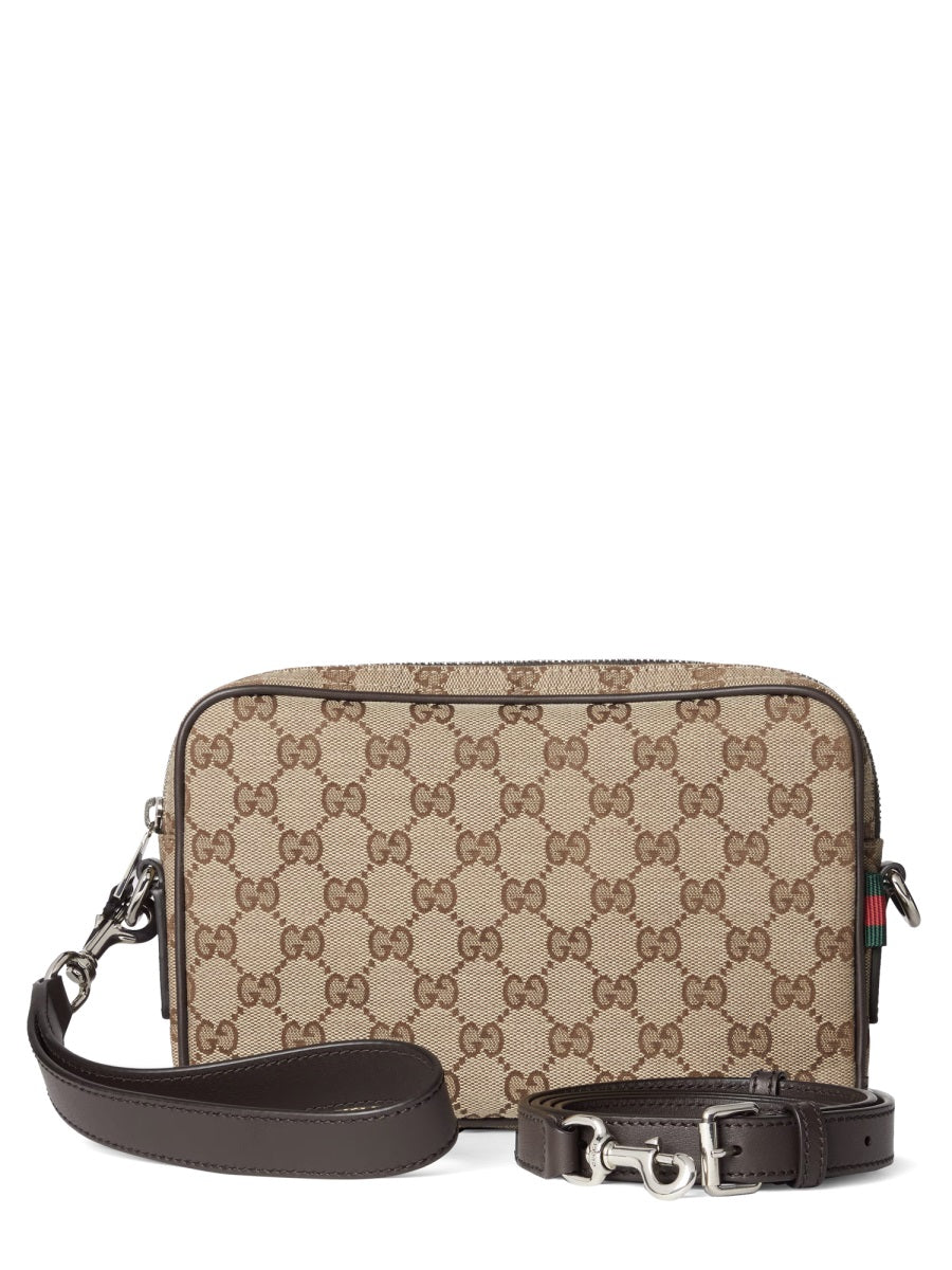 FABRIC SHOULDER BAG "GG" SMALL