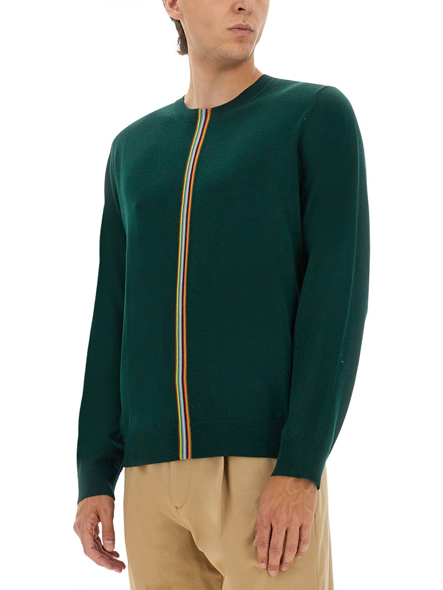 JERSEY WITH STRIPED DETAIL