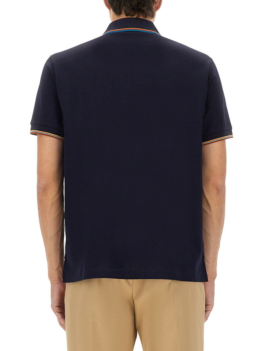 COTTON POLO SHIRT WITH ZIPPER