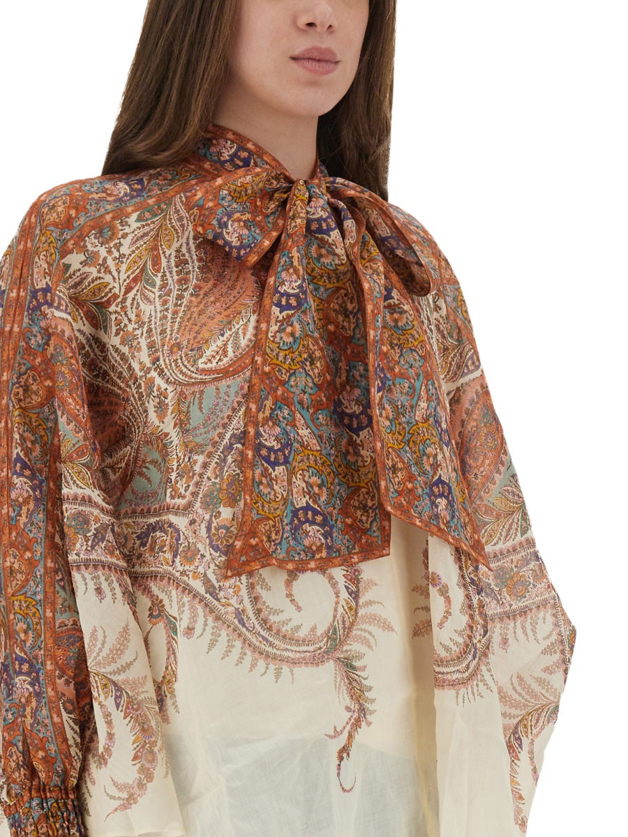 "RHIANNON" BLOUSE WITH BOW
