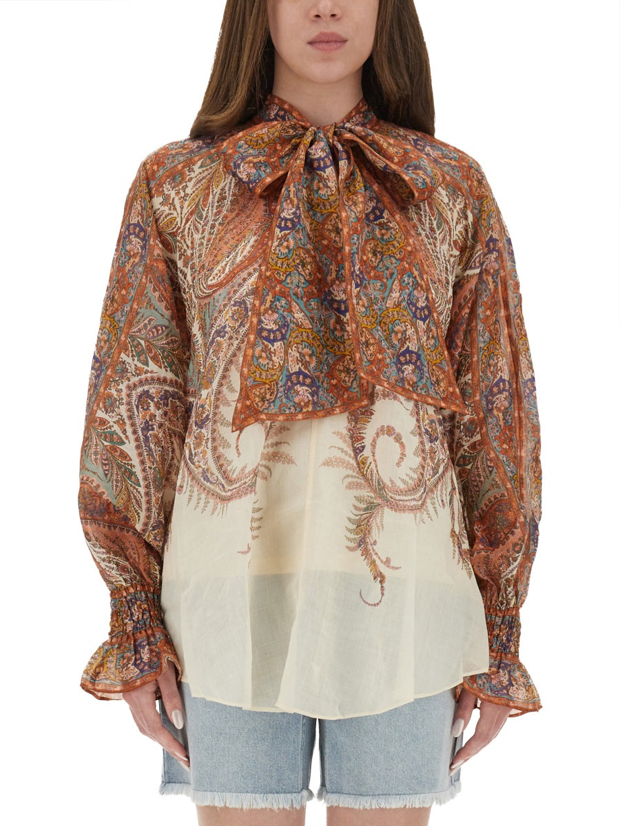 "RHIANNON" BLOUSE WITH BOW