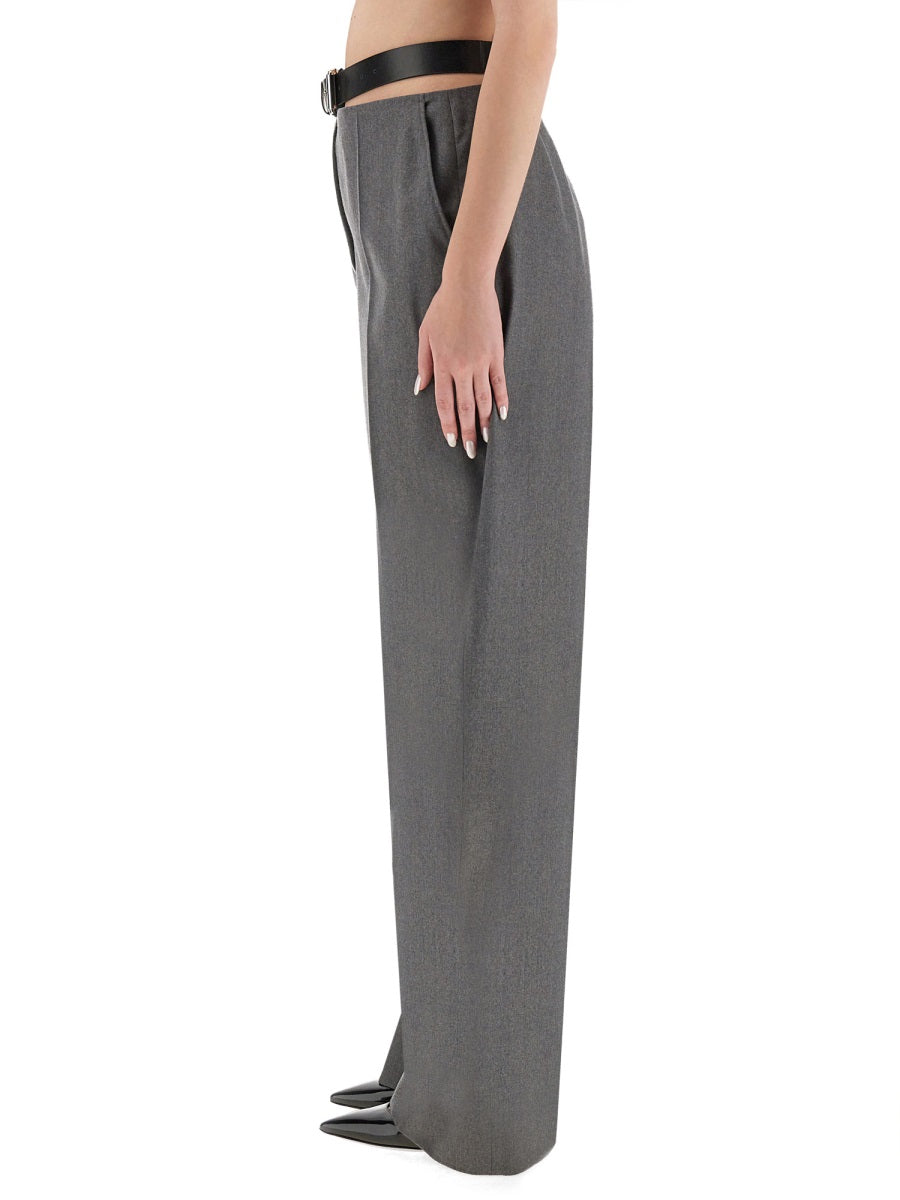 FLANNEL PANTS WITH BELT