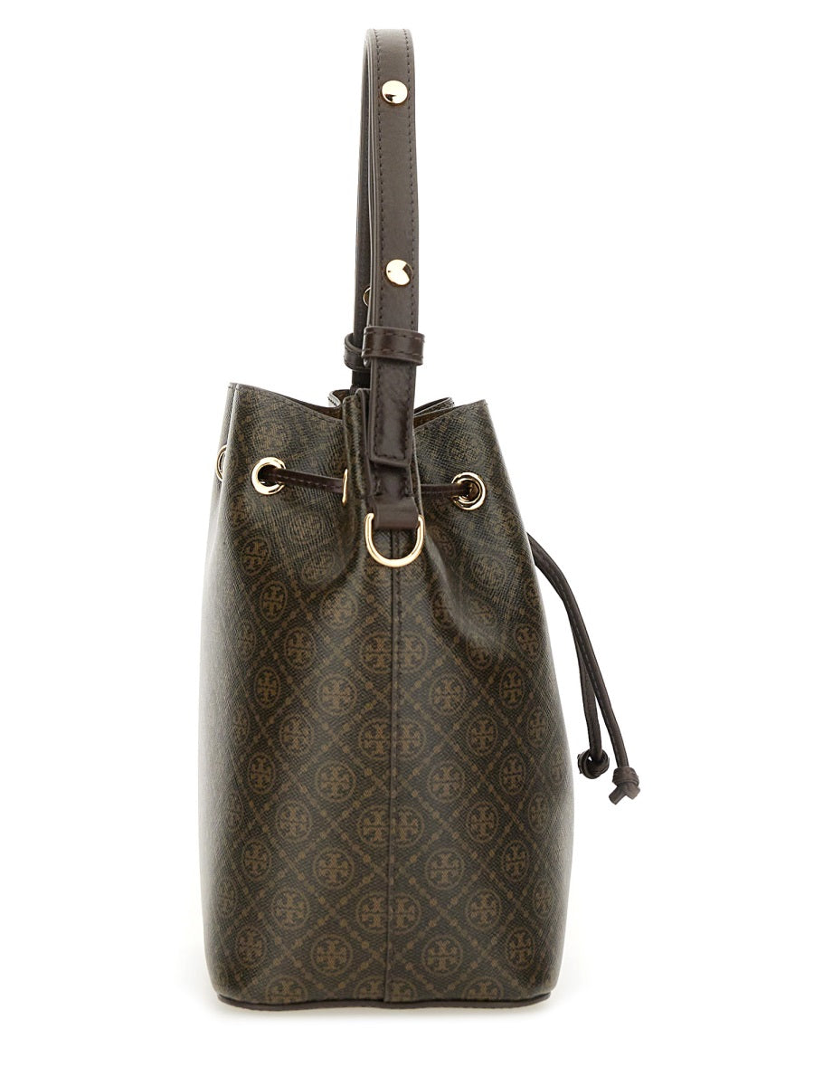 MONOGRAM T BUCKET BAG