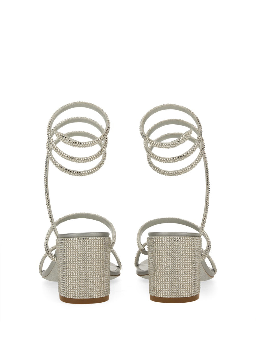 "CLEO" SANDAL WITH CRYSTALS