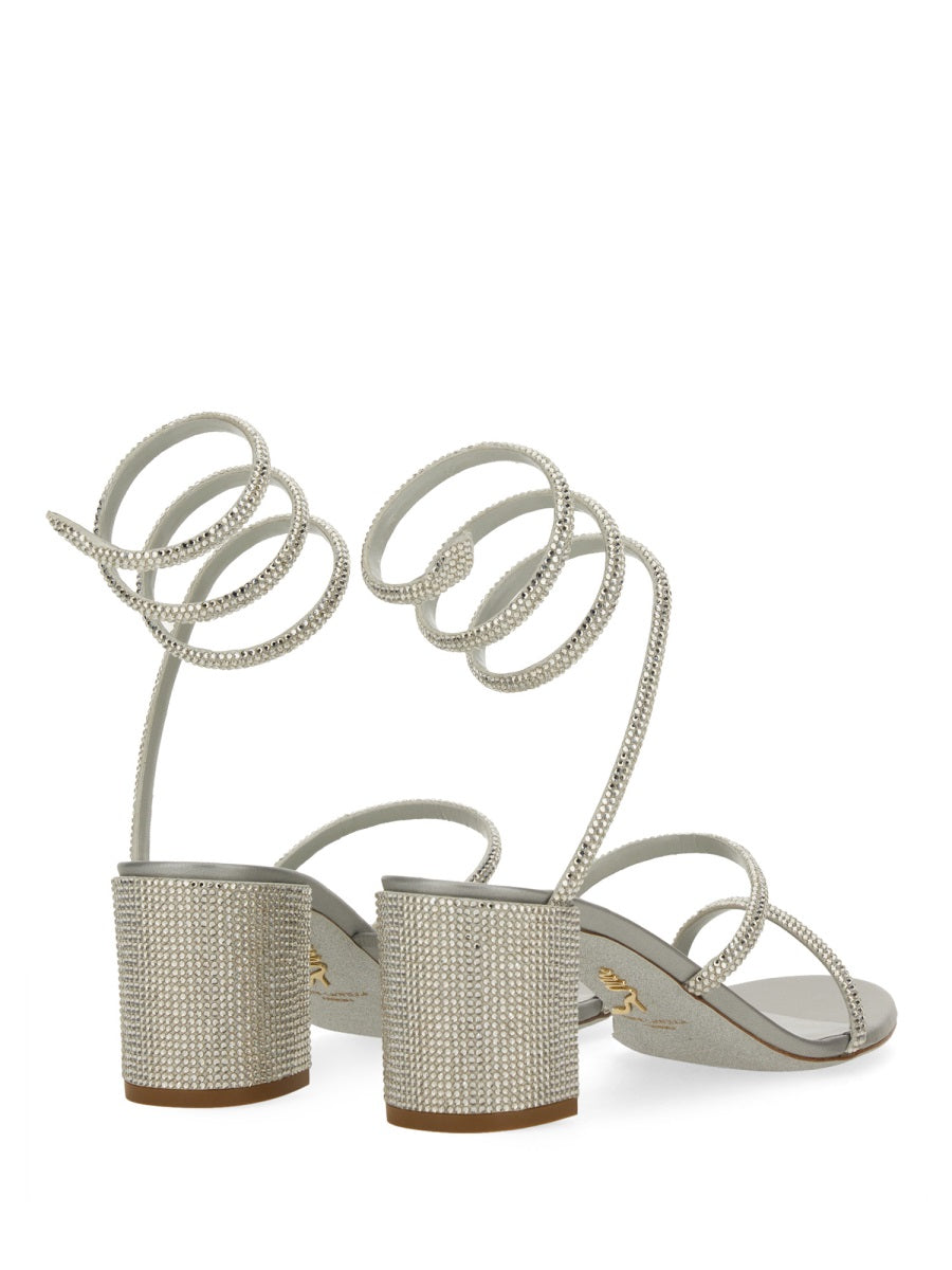 "CLEO" SANDAL WITH CRYSTALS
