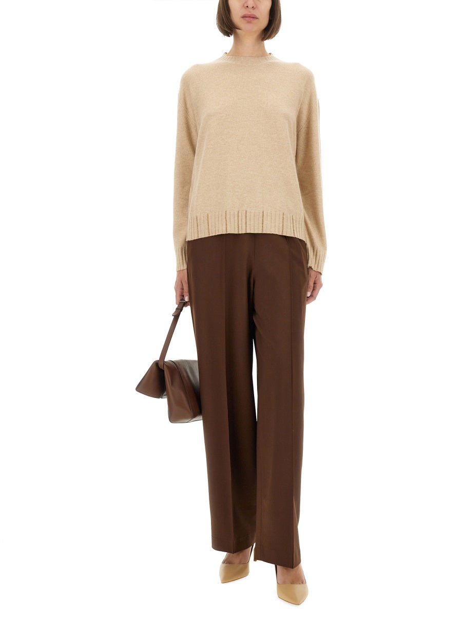 WOOL, SILK AND CASHMERE SWEATER