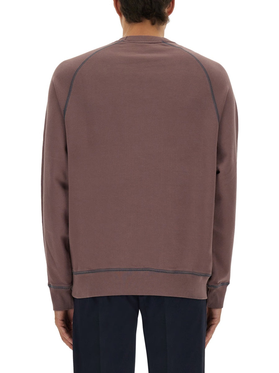 SWEATSHIRT WITH EMBROIDERY PS HAPPY