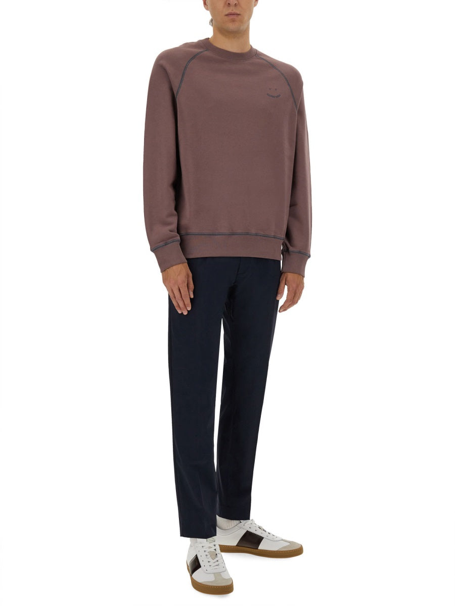 SWEATSHIRT WITH EMBROIDERY PS HAPPY