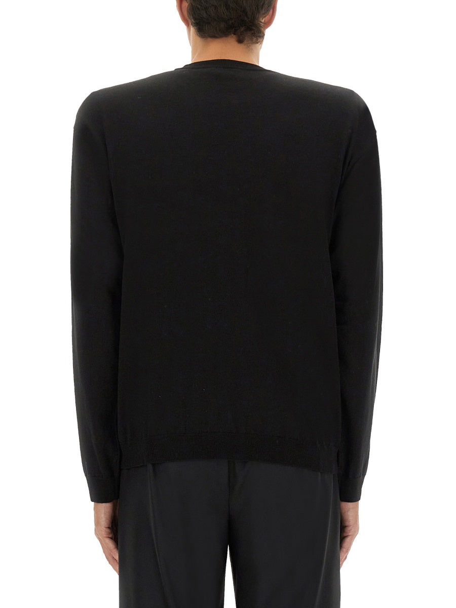 WOOL AND SILK PULLOVER