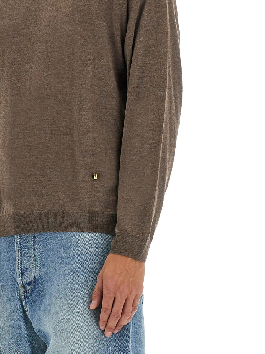 WOOL AND SILK PULLOVER