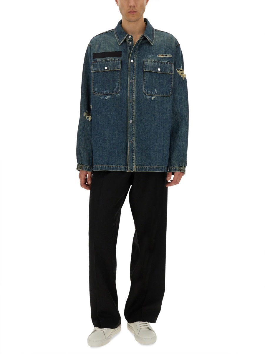 DENIM UNIFORM SHIRT