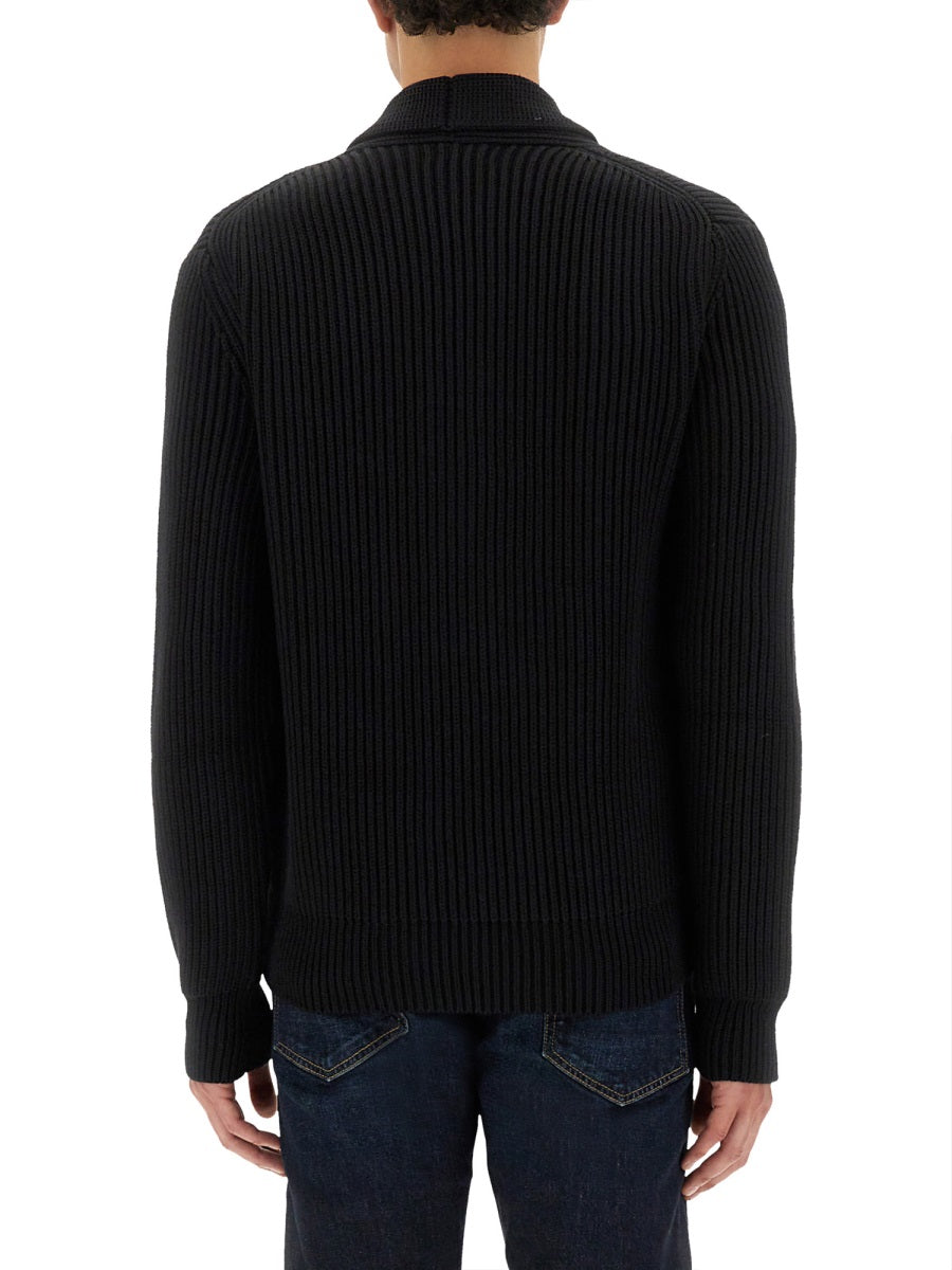 DOUBLE-BREASTED CARDIGAN