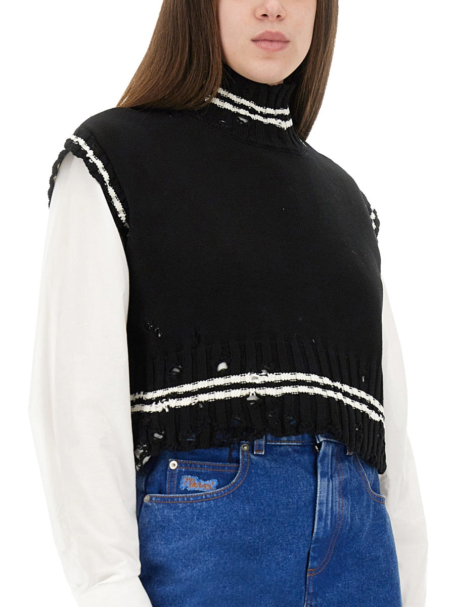 SHORT COTTON VEST