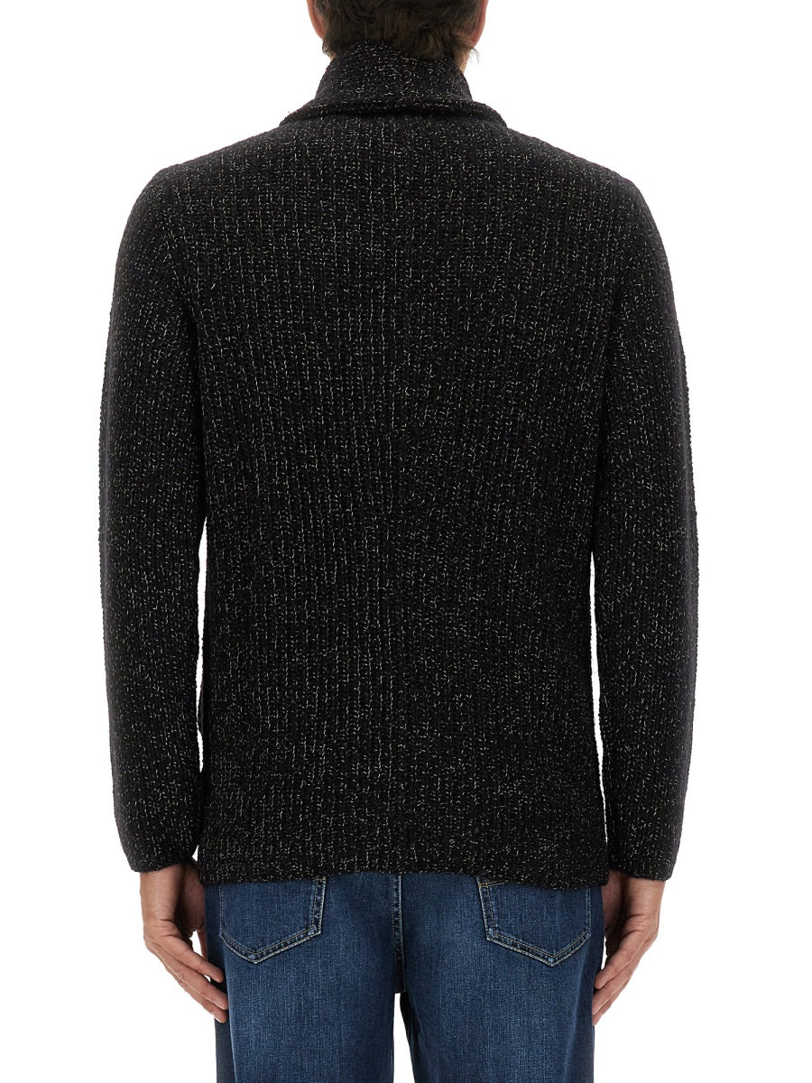 DOUBLE-BREASTED CARDIGAN