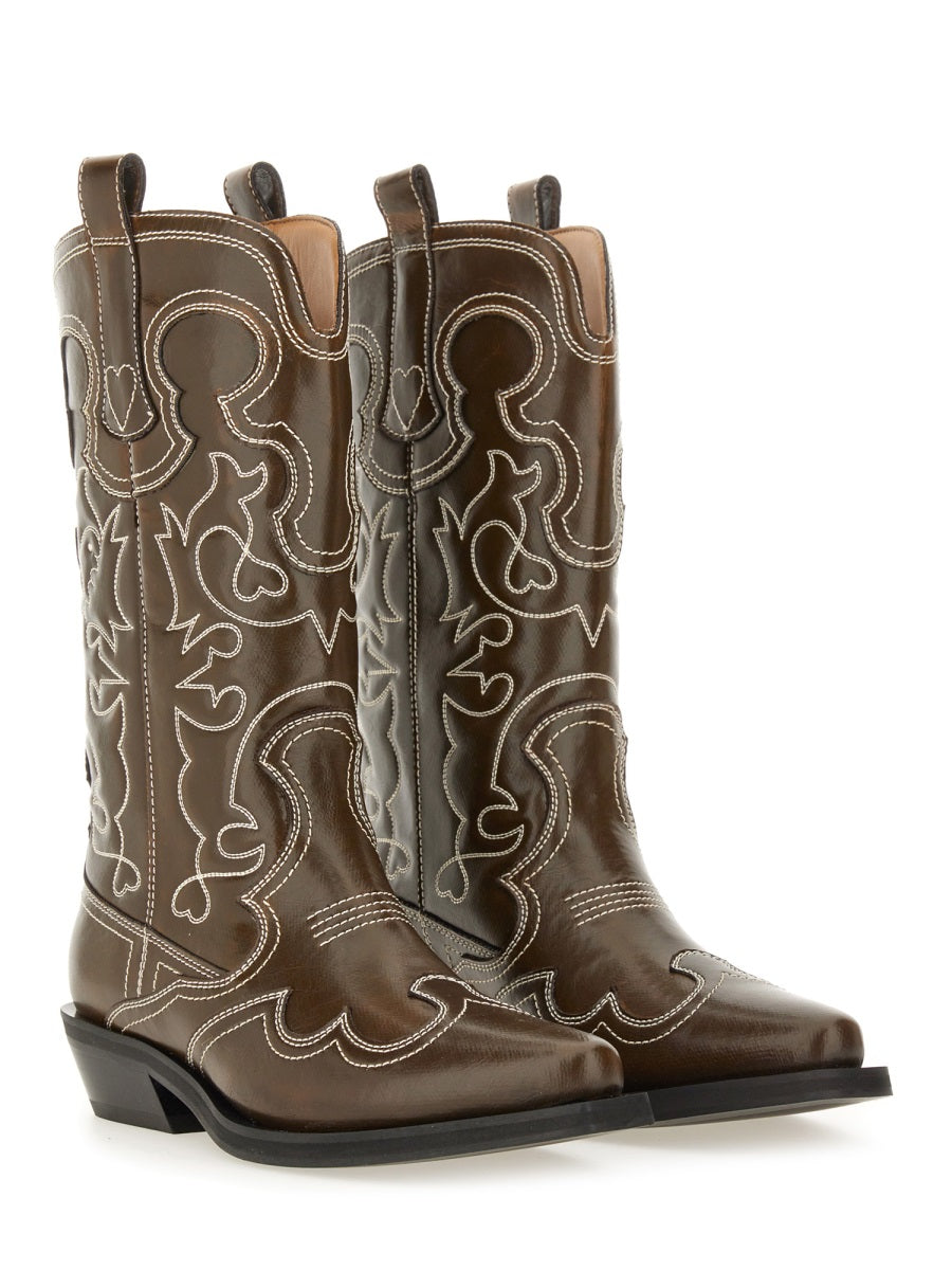EMBROIDERED "WESTERN" BOOT