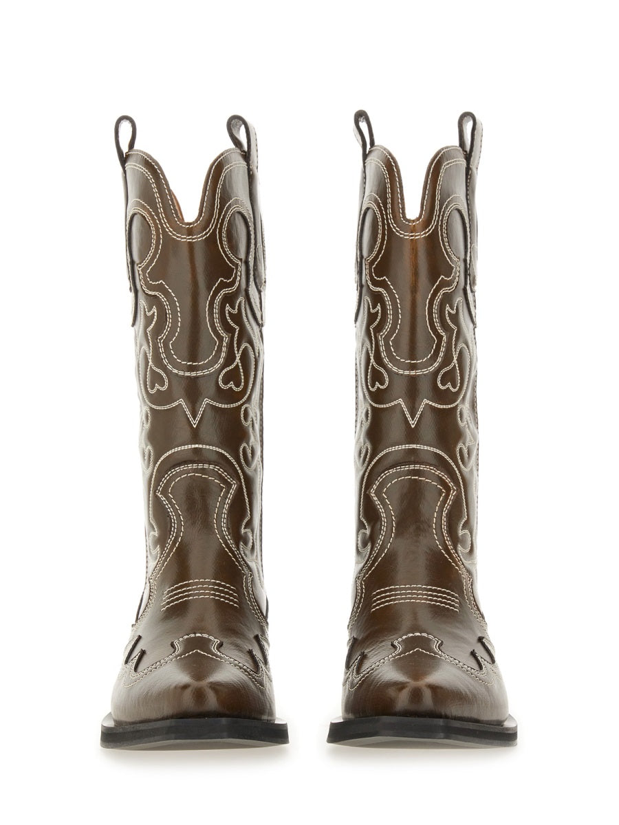 EMBROIDERED "WESTERN" BOOT