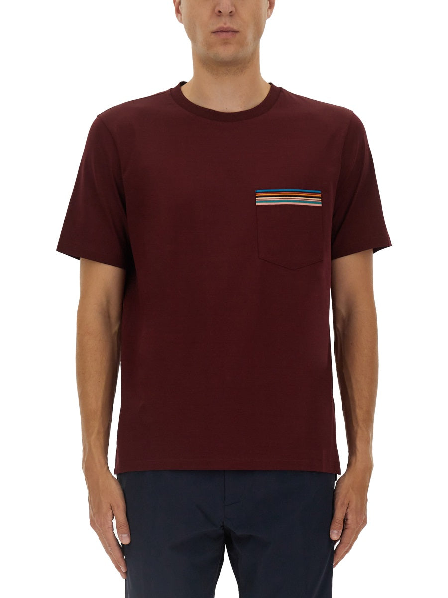 STRIPED POCKET T-SHIRT