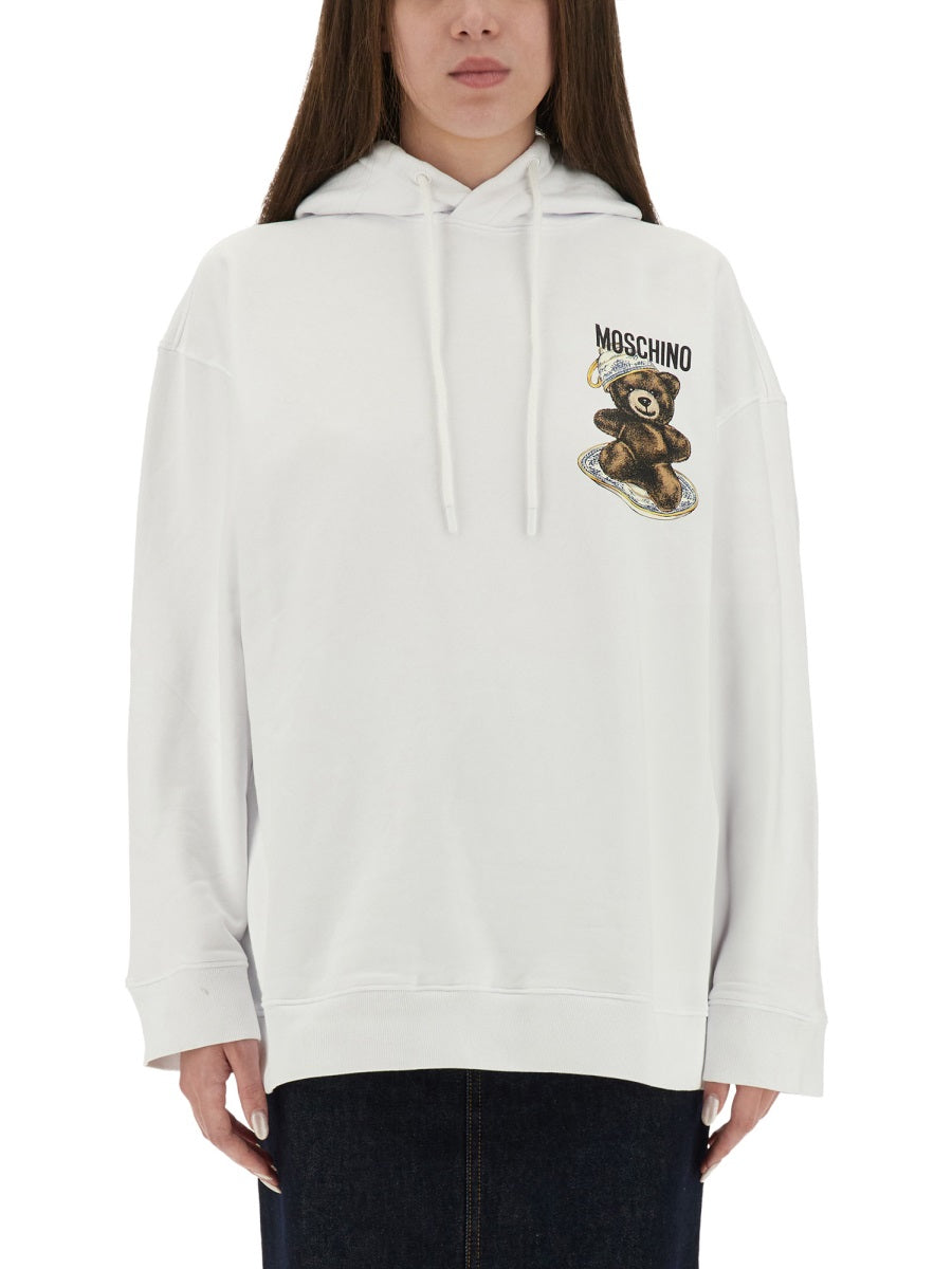 SWEATSHIRT WITH "TEDDY" PRINT